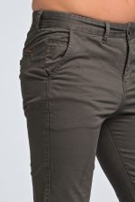 Ανδρικό Παντελόνι Chino Υφασμάτινο MASSARO Γκρι- Slim fit