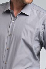 Γκρι Πουκάμισο PAPARAZZI χωρίς Τσεπάκι - Classic Fit