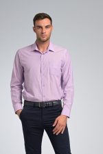 Μωβ Λιλά Πουκάμισο PAPARAZZI με Τσεπάκι - Classic Fit