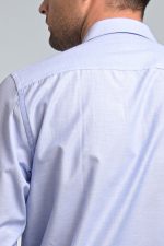 Σιέλ Fil-a-Fil Πουκάμισο PAPARAZZI με Τσεπάκι - Classic Fit