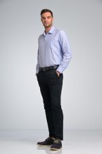 Σιέλ Fil-a-Fil Πουκάμισο PAPARAZZI με Τσεπάκι - Classic Fit