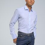 Σιελ Πουκάμισο PAPARAZZI χωρίς Τσεπάκι - Classic Fit