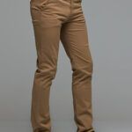 Καλοκαιρινό Ανδρικό Παντελόνι Chino MASSARO Καμελ- Slim fit