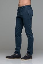 Καλοκαιρινό Ανδρικό Chino Παντελόνι MASSARO Μπλε Denim- Slim fit