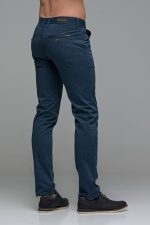 Καλοκαιρινό Ανδρικό Chino Παντελόνι MASSARO Μπλε Denim- Slim fit