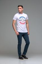 Καλοκαιρινό Ανδρικό Chino Παντελόνι MASSARO Μπλε Denim- Slim fit