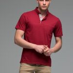 Κόκκινο Ανδρικό Πόλο Μπλουζάκι με Τσεπάκι