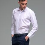 Λευκό Ανοιχτόχρωμο Πουκάμισο PAPARAZZI χωρίς Τσεπάκι - Classic Fit