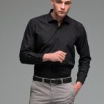 Μαύρο Φθηνό Πουκάμισο PAPARAZZI χωρίς Τσεπάκι - Classic Fit σε προσφορά