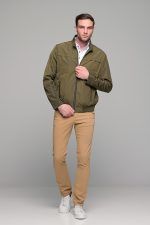 Αδιάβροχο Ανοιξιάτικο Ανδρικό Μπουφάν Πράσινο Χακί