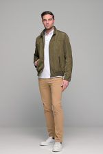 Αδιάβροχο Ανοιξιάτικο Ανδρικό Μπουφάν Πράσινο Χακί
