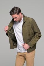 Αδιάβροχο Ανοιξιάτικο Ανδρικό Μπουφάν Πράσινο Χακί