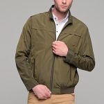 Αδιάβροχο Ανοιξιάτικο Ανδρικό Μπουφάν Πράσινο Χακί