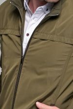 Αδιάβροχο Ανοιξιάτικο Ανδρικό Μπουφάν Πράσινο Χακί