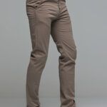 Καλοκαιρινό Ανδρικό Παντελόνι Chino MASSARO Χακί Nude- Straight fit