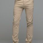 Καλοκαιρινό Ανδρικό Παντελόνι Chino MASSARO Μπεζ- Straight fit