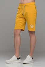 Φθηνή Αθλητική Μουσταρδί Ανδρική Μακό Βερμούδα Αθλητική καλοκαίρι