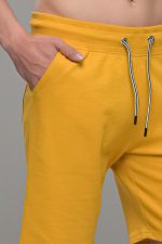 Φθηνή Αθλητική Μουσταρδί Ανδρική Μακό Βερμούδα Αθλητική καλοκαίρι