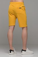 Φθηνή Αθλητική Μουσταρδί Ανδρική Μακό Βερμούδα Αθλητική καλοκαίρι