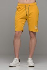 Φθηνή Αθλητική Μουσταρδί Ανδρική Μακό Βερμούδα Αθλητική καλοκαίρι