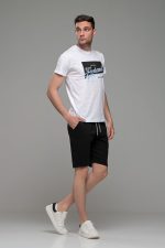 Μαύρη Ανδρική Μακό Βερμούδα Αθλητική Φθηνή Καλοκαιρινή