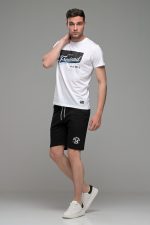 Μαύρη Ανδρική Μακό Βερμούδα Αθλητική Φθηνή Καλοκαιρινή