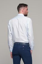 Σιελ Πουκάμισο PAPARAZZI με Τσεπάκι - Classic Fit - Image 5