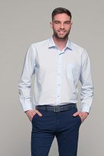 Σιελ Πουκάμισο PAPARAZZI με Τσεπάκι - Classic Fit