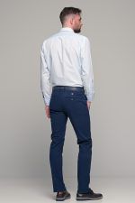 Σιελ Πουκάμισο PAPARAZZI με Τσεπάκι - Classic Fit - Image 9