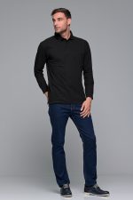 Denim ανδρικό τζιν massaro σκούρο μπλε με ελαστικό– Straight fit