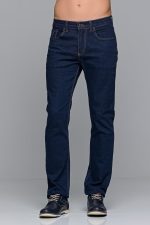 Denim ανδρικό τζιν massaro σκούρο μπλε με ελαστικό– Straight fit