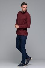 Denim ανδρικό τζιν massaro σκούρο μπλε με ελαστικό– Straight fit