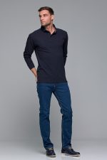 Denim ανδρικό τζιν massaro μπλε με ελαστικό– Straight fit