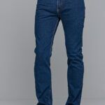 Denim ανδρικό τζιν massaro μπλε με ελαστικό– Straight fit