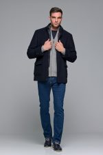 Denim ανδρικό τζιν massaro μπλε με ελαστικό– Straight fit