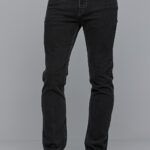 Denim γκρι ανδρικό τζιν massaro με ελαστικό– Straight fit