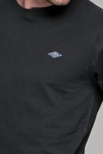 Μαύρη ανδρική μακρυμάνικη μπλούζα με στάμπα FRL