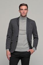 Aνδρικό γκρι ζιβάγκο βαμβακερό - regular fit