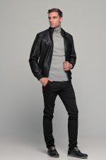 Aνδρικό γκρι ζιβάγκο βαμβακερό - regular fit