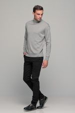 Aνδρικό γκρι ζιβάγκο βαμβακερό - regular fit