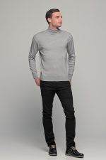 Aνδρικό γκρι ζιβάγκο βαμβακερό - regular fit