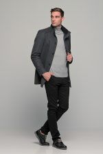 Aνδρικό γκρι ζιβάγκο βαμβακερό - regular fit