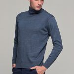 Aνδρικό μπλε ζιβάγκο βαμβακερό - regular fit