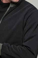 Πράσινο ανδρικό μπουφάν bomber αδιάβροχο διπλής όψης - slim fit