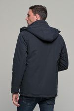 Μπλε ανδρικό μπουφάν τύπου τζάκετ - regular fit
