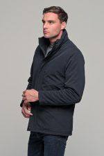 Μπλε ανδρικό μπουφάν τύπου τζάκετ - regular fit