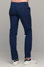 Καλοκαιρινό ανδρικό chino παντελόνι MASSARO μπλε - Slim fit