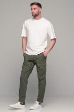 Oversized ανδρικό t-shirt λευκό - Image 8