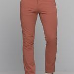 Καλοκαιρινό Ανδρικό Chino Παντελόνι MASSARO Κοραλί - Slim fit