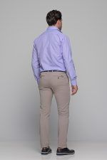 Μωβ Λιλά Πτι Καρό Πουκάμισο PAPARAZZI χωρίς Τσεπάκι - Slim Fit - Image 7